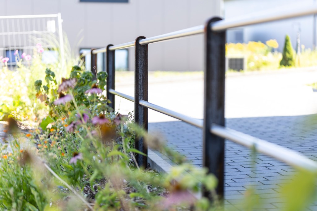 Absturzsicherung / Zaunanlage im Materialmix in&nbsp;Mühltal